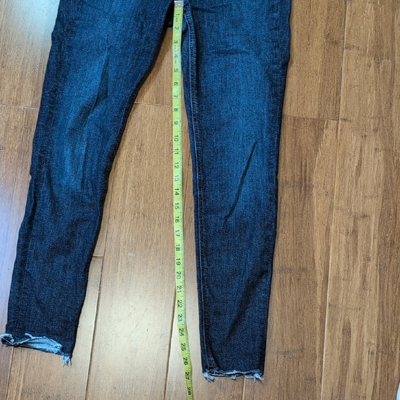 Rag & Bone 10 Inch Ankle Skinny Jeans Raw Hem in Mad River - Picture 6 of 14